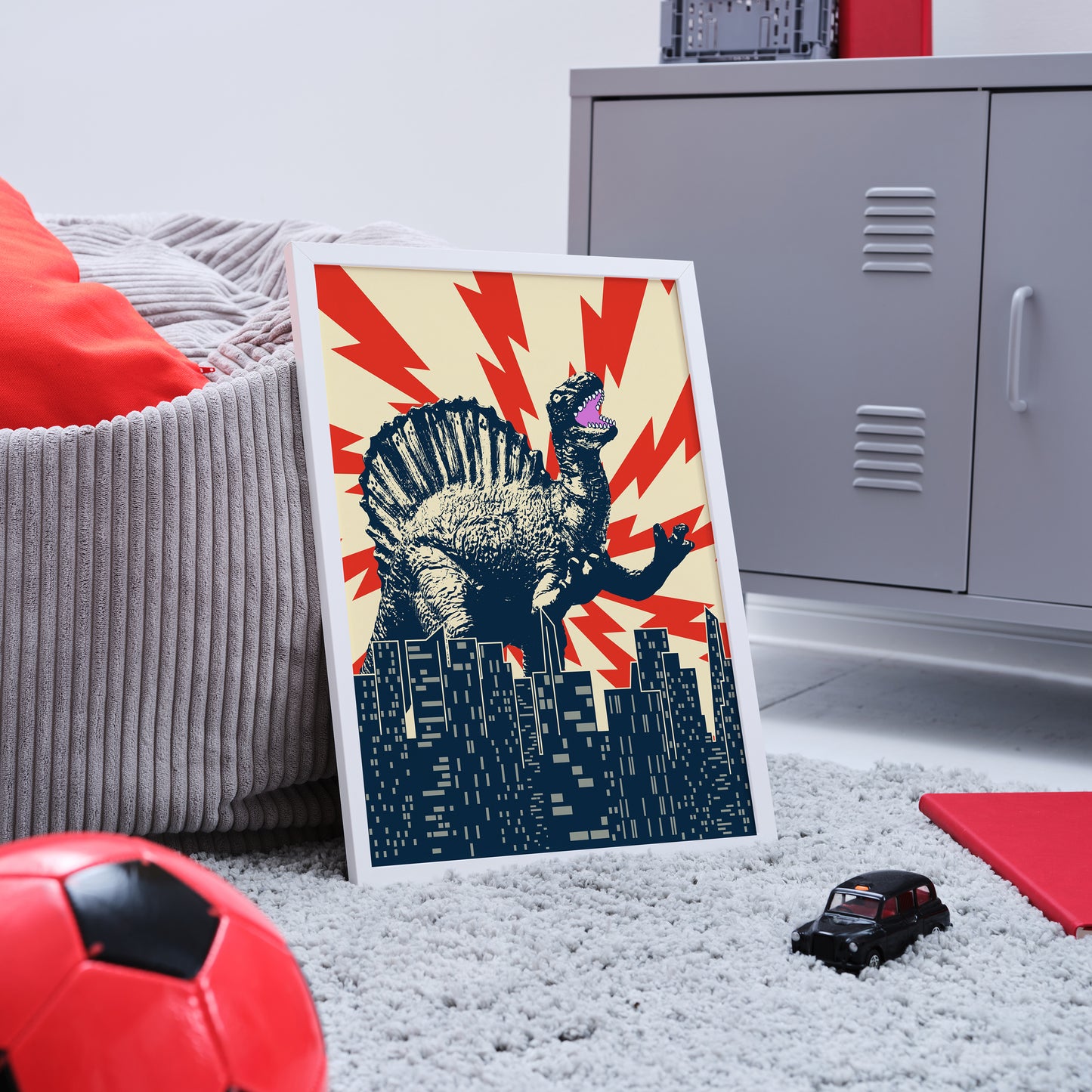 "Monster attack, red " giclée photo print