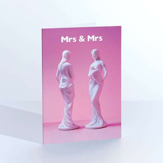 Mrs and Mrs True Love Greetings Card