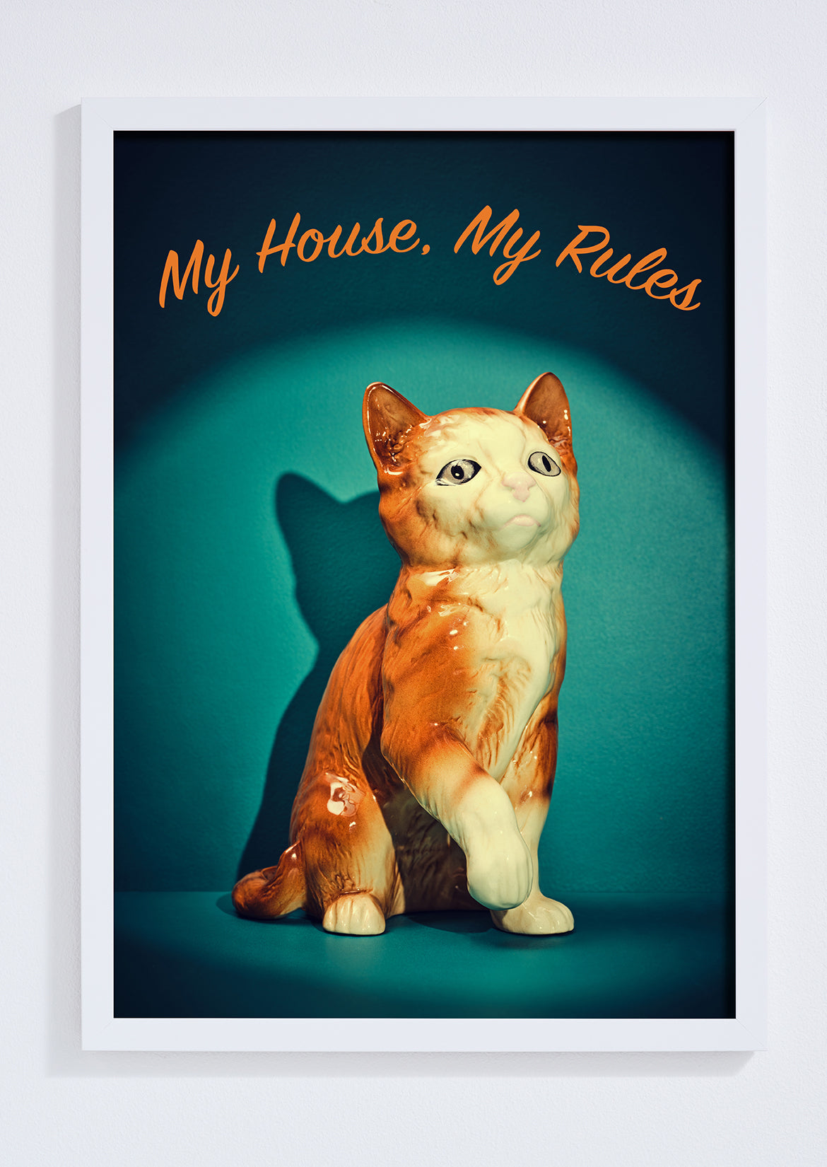 My House, My Rules Bossy Cat Photo Print