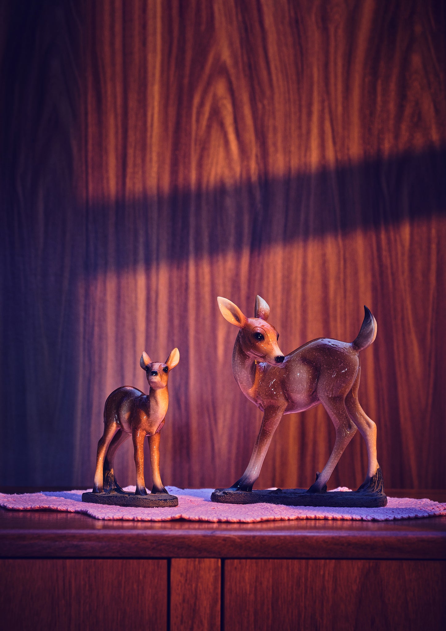 "Nana's house, deer in the early light" giclée photo print