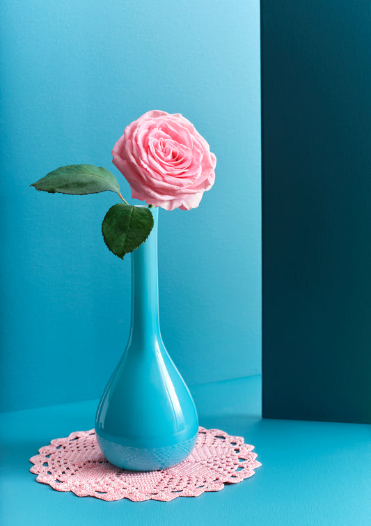 "Nana's house, rose vase" giclée photo print