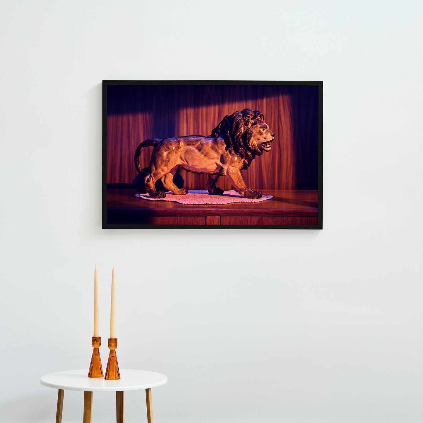 "Nana's house, lion in the early light" giclée photo print