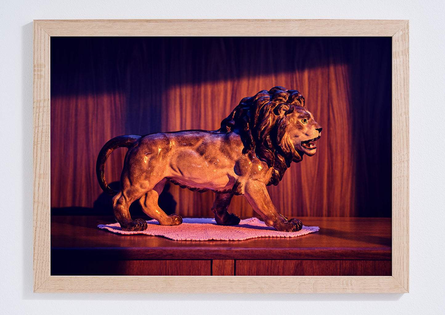 "Nana's house, lion in the early light" giclée photo print