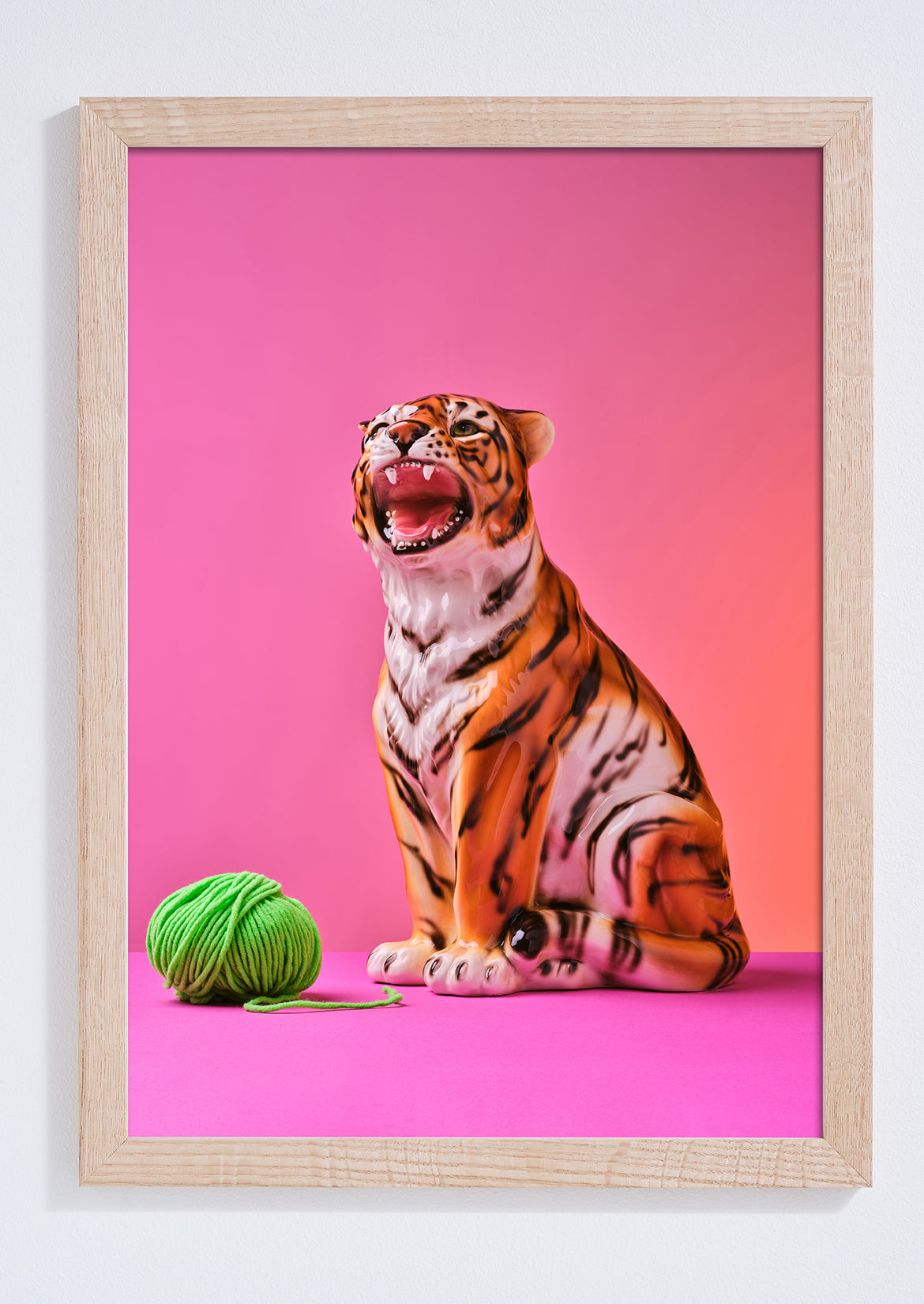 "Kitty wants to play, wool" giclée photo print