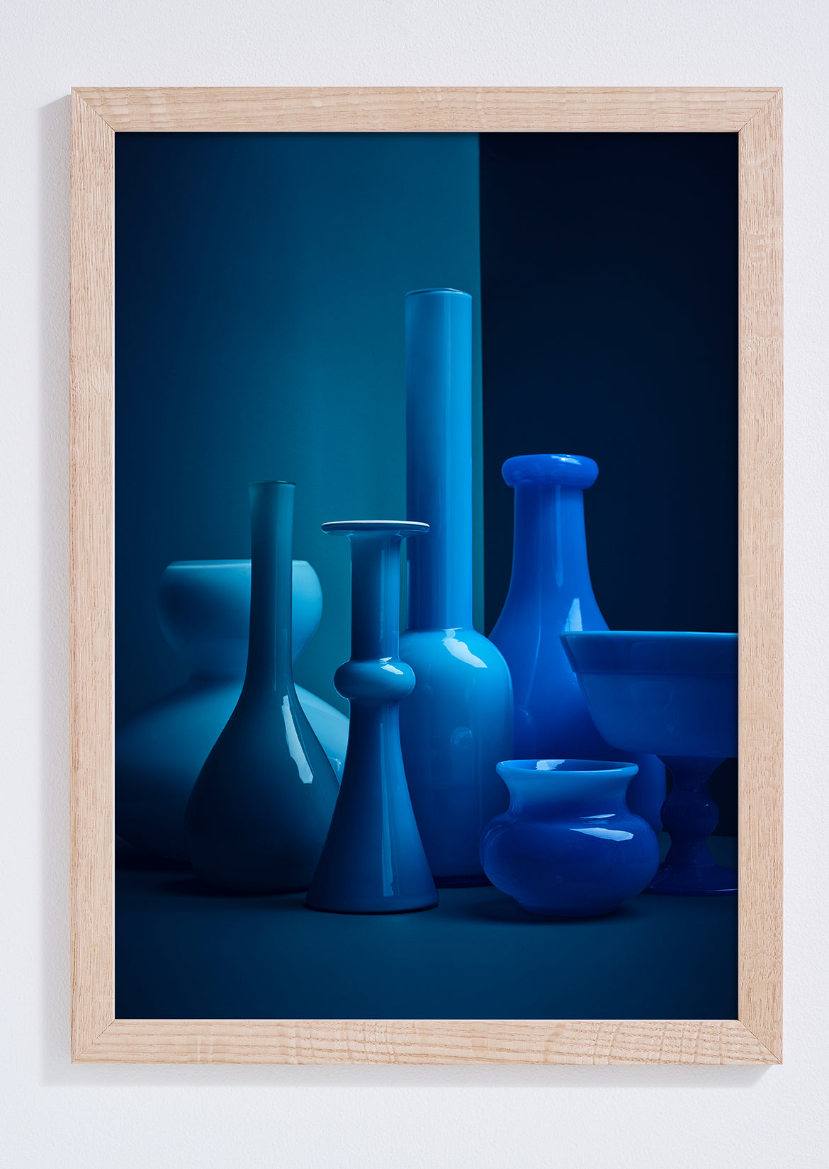 "Mid-century glass ,The Blues" giclée photo print