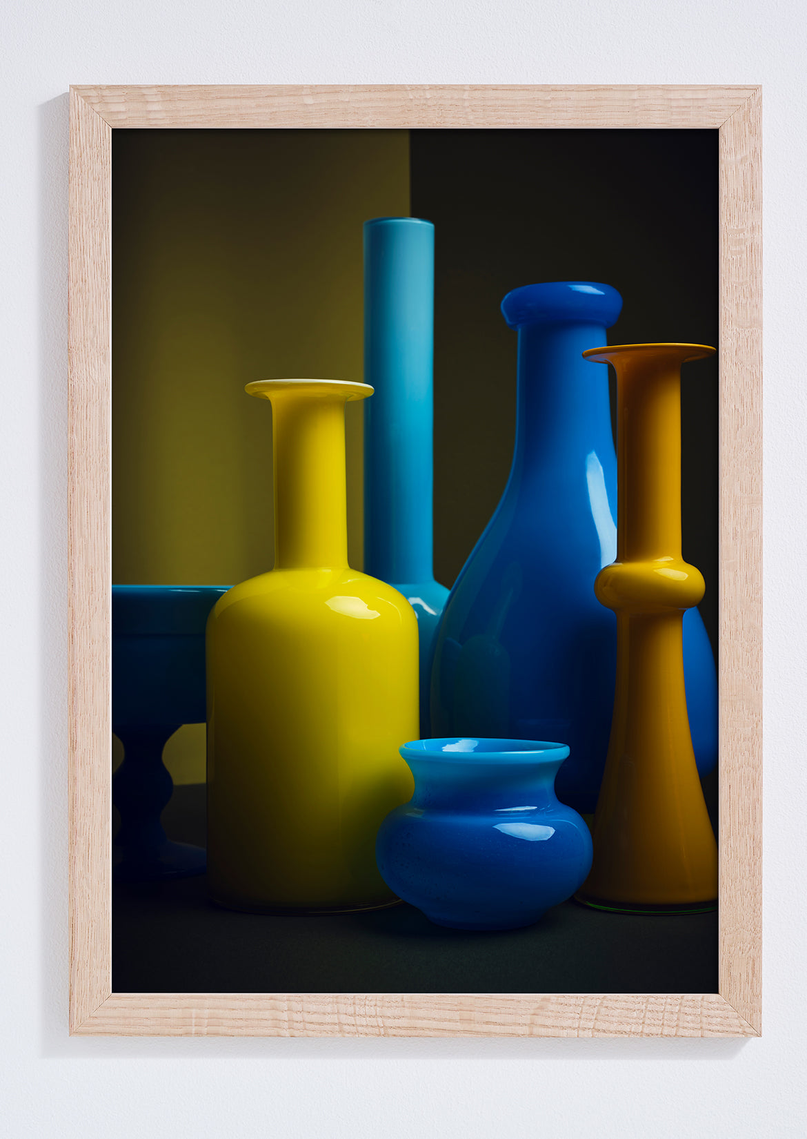 "Mid-century glass , Mediterranean days" giclée photo print