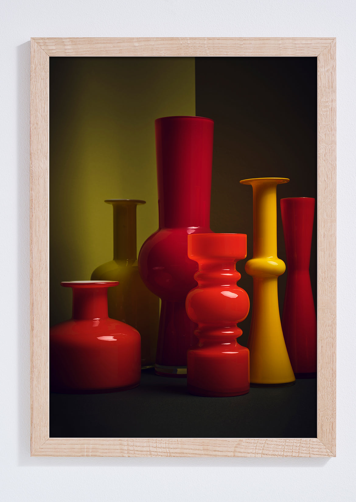 "Mid-century glass , Mediterranean nights" giclée photo print