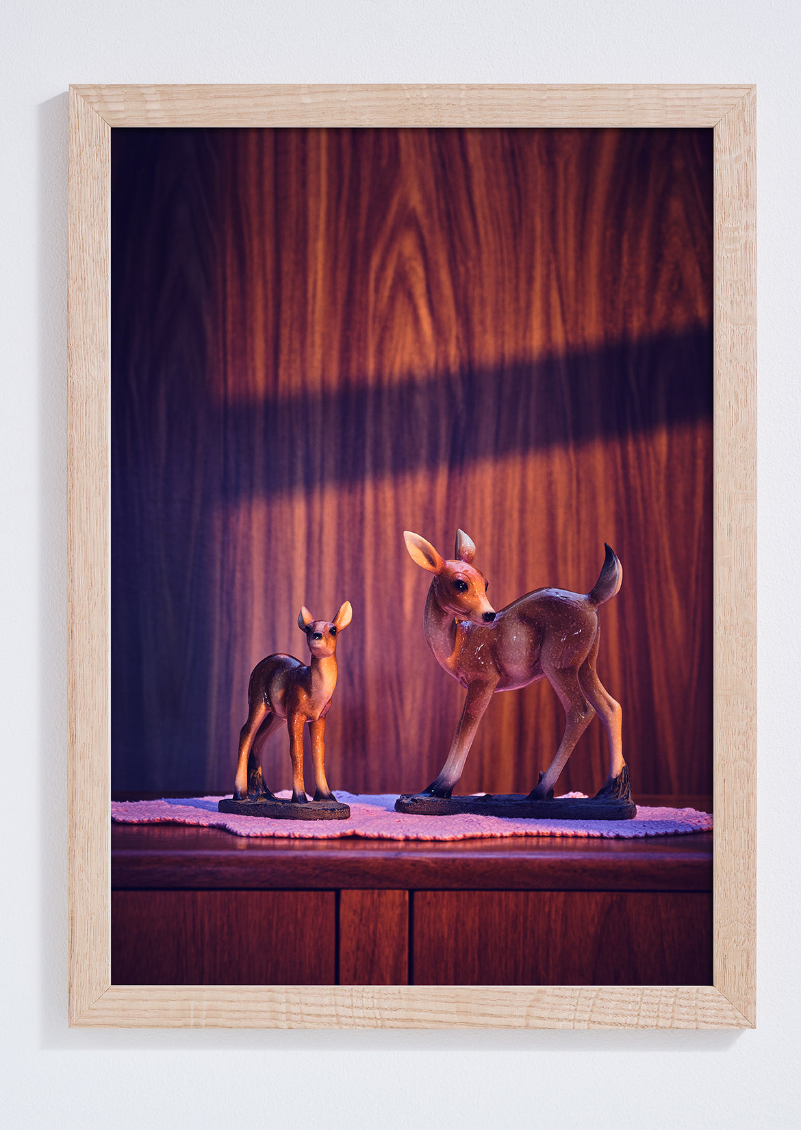 "Nana's house, deer in the early light" giclée photo print