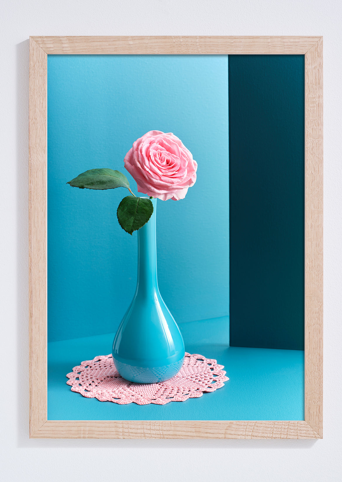 "Nana's house, rose vase" giclée photo print