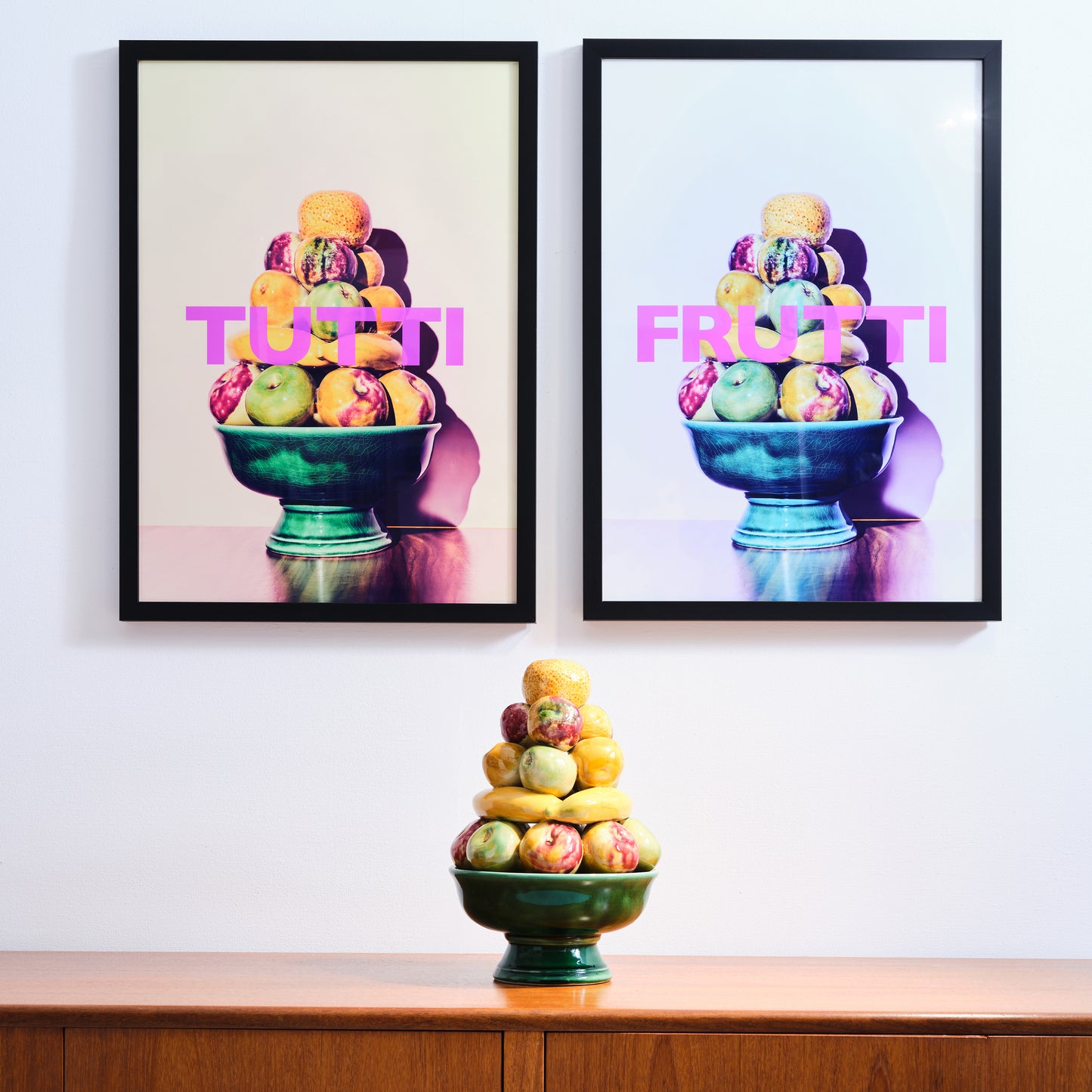 "Tutti Frutti" Fruit Bowl Pair of Photo Prints