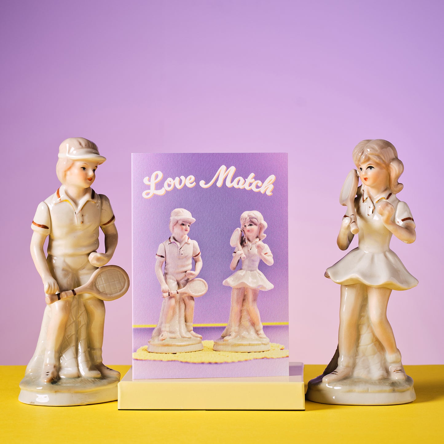 Love Match Greetings Card