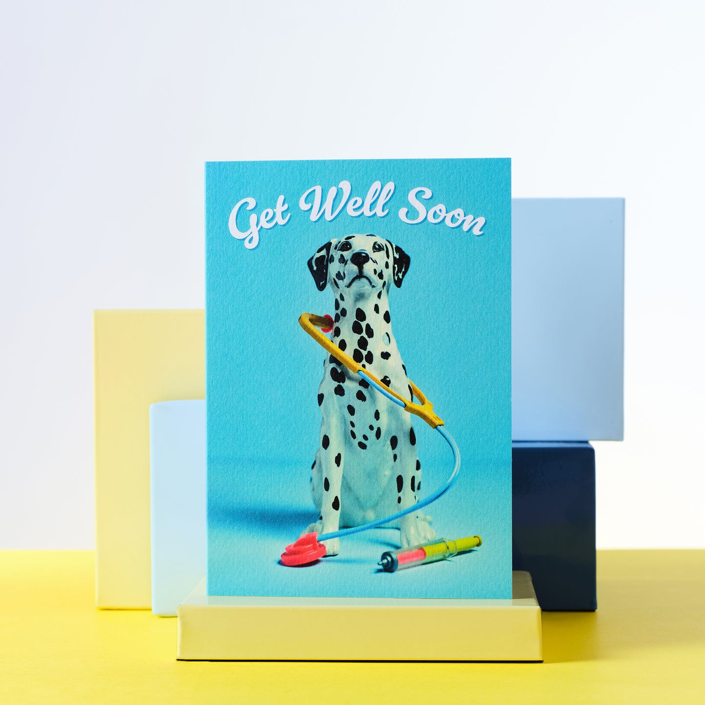 Get Well soon Dr Dog Greetings Card