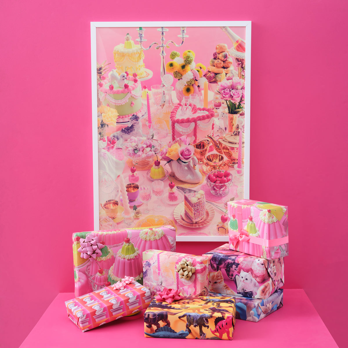 Tea Party Gift Wrap Sheet