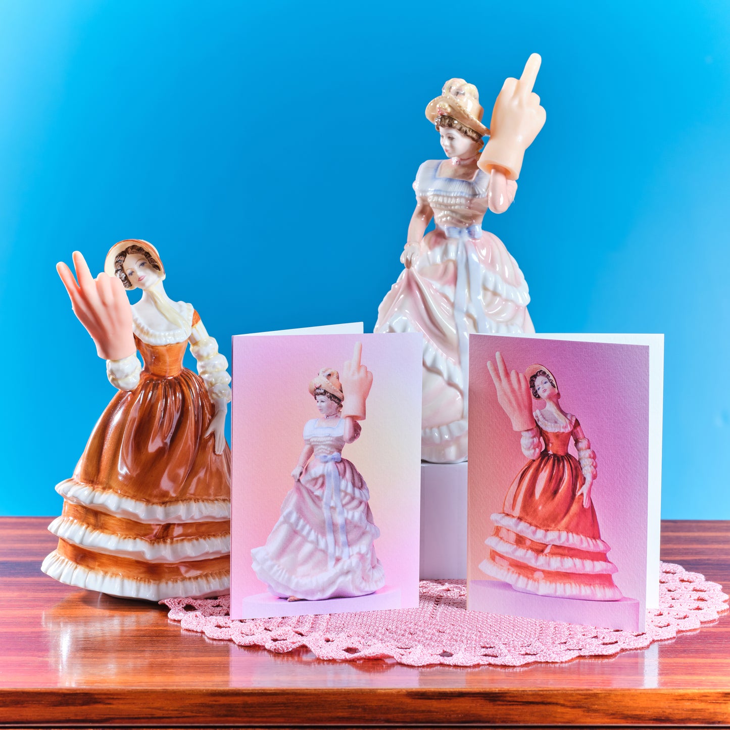 The Finger Funny Greetings Card