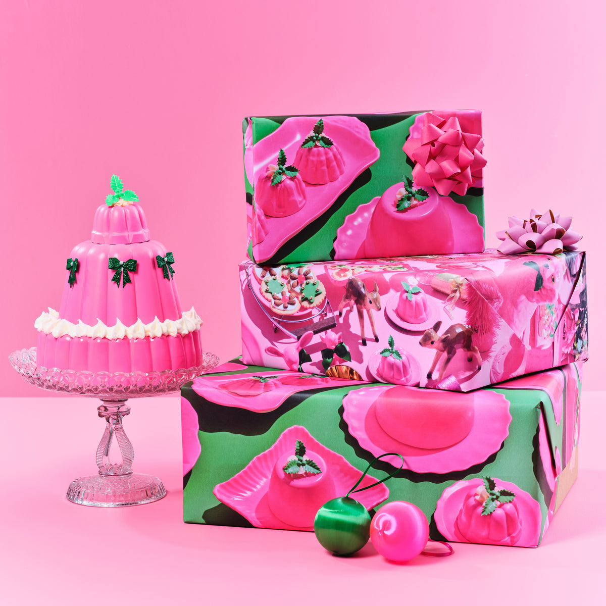 Christmas Table Gift Wrap Sheet