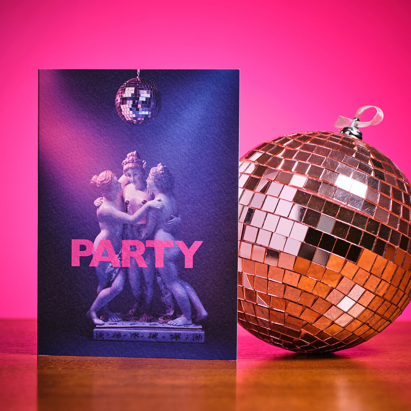 Party Disco Graces Greetings Card