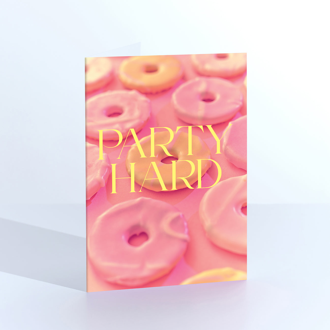 Party Hard Biscuits Greetings Card