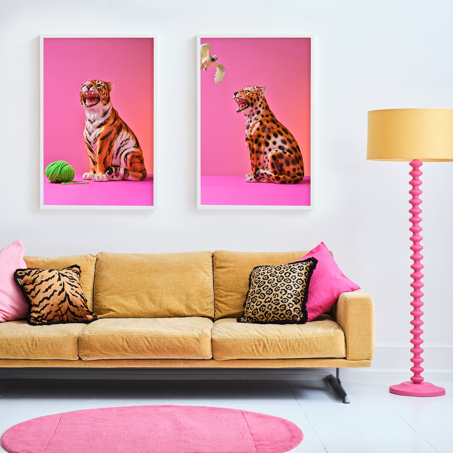 "Kitties want to play" pair of giclée photo prints