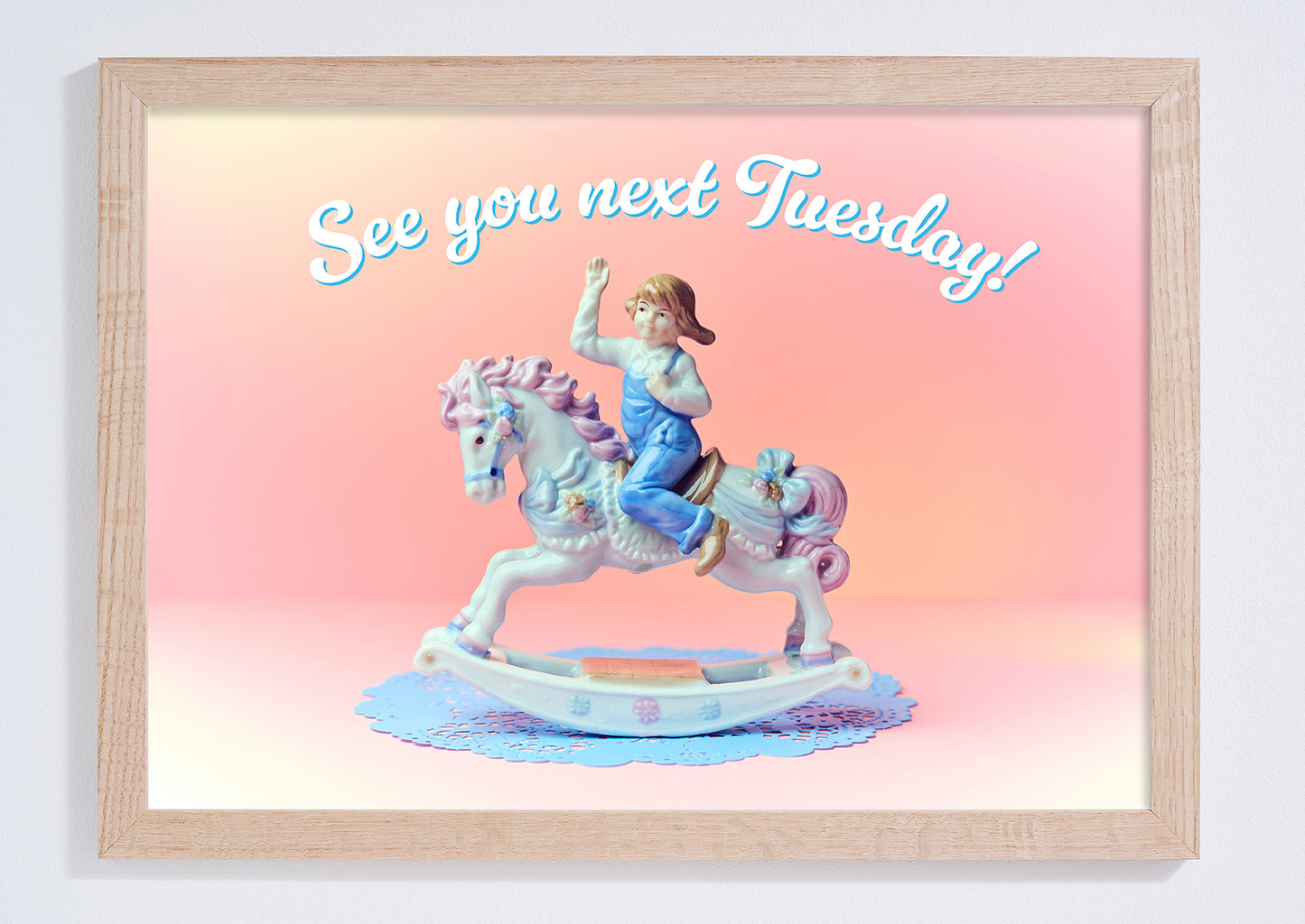 See You Next Tuesday Cute Girl Photo Print