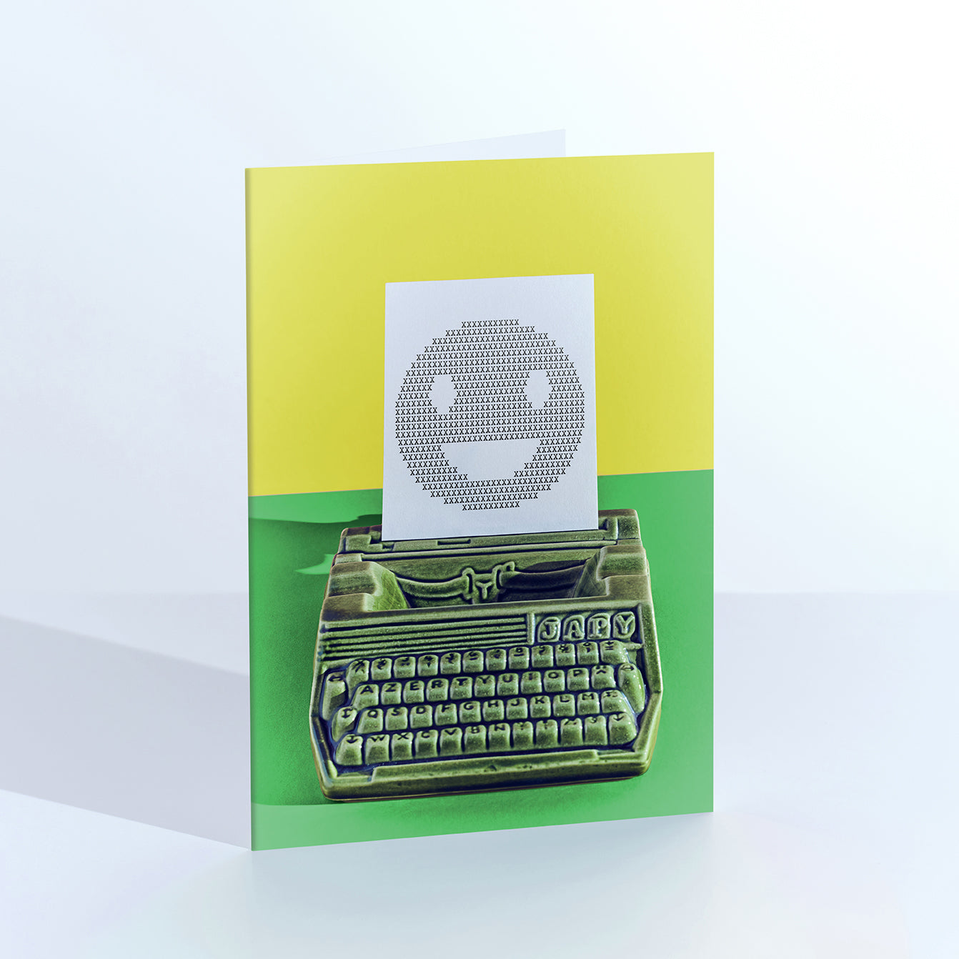 TypeHype Sending Smiles Smiley Face Greeting Card