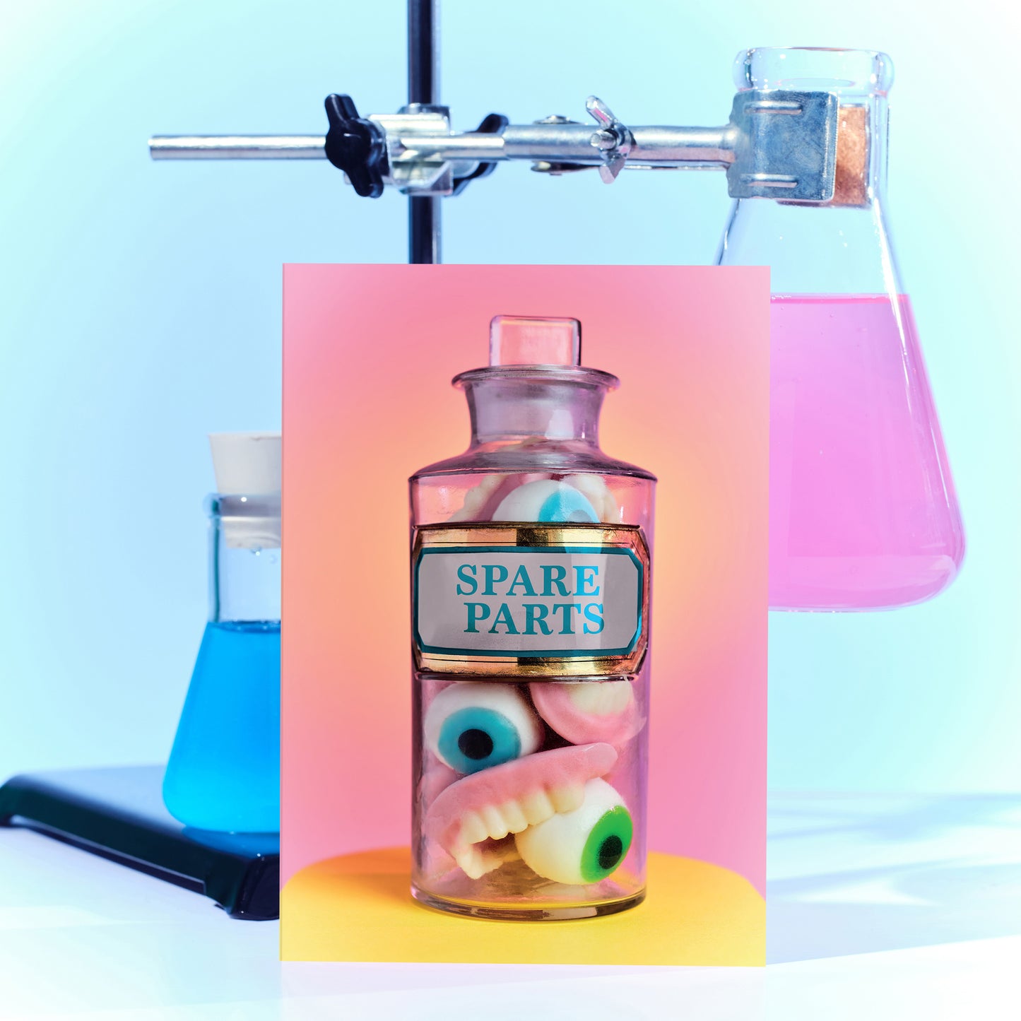 Spare Parts Greetings Card
