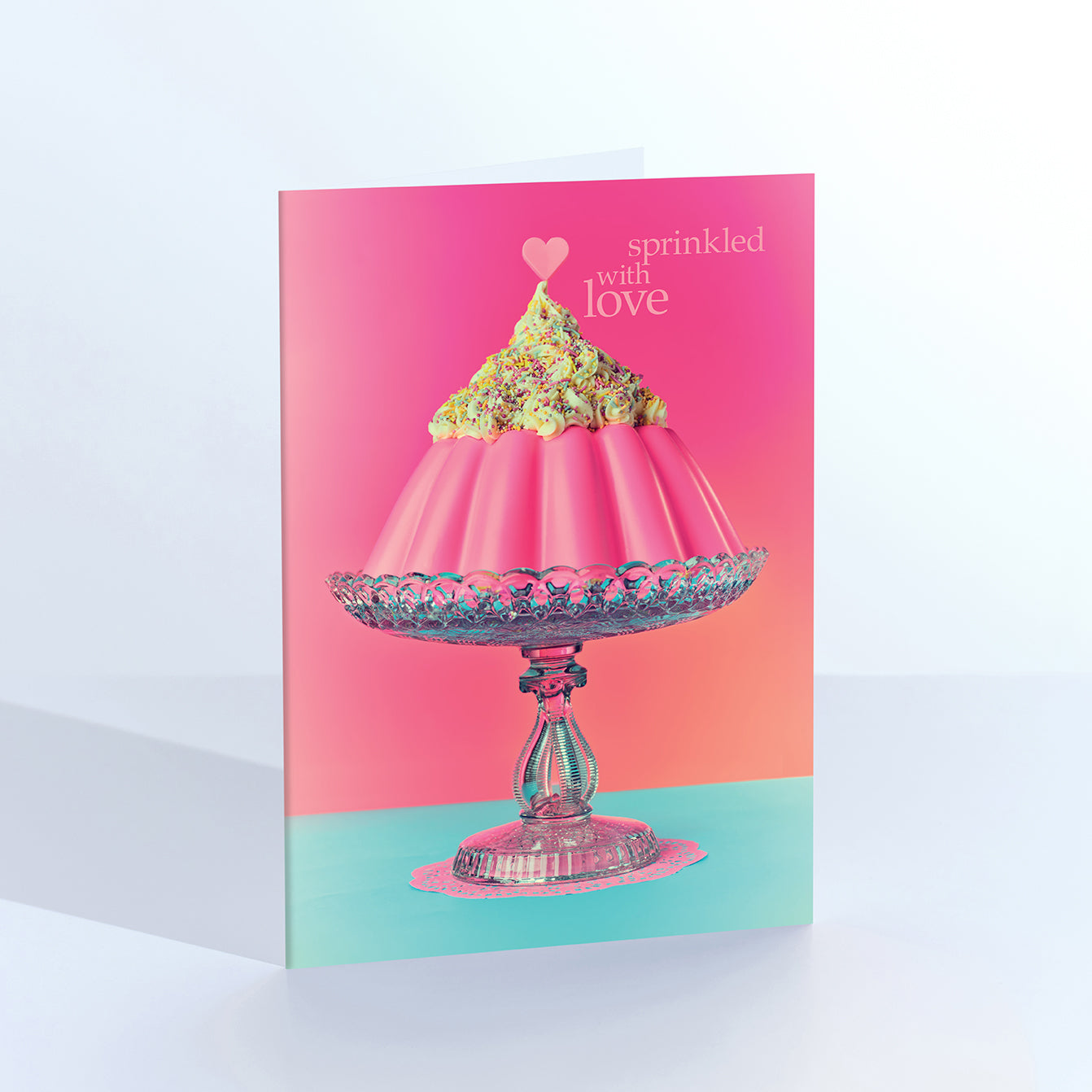Sprinkled With Love Cake Card