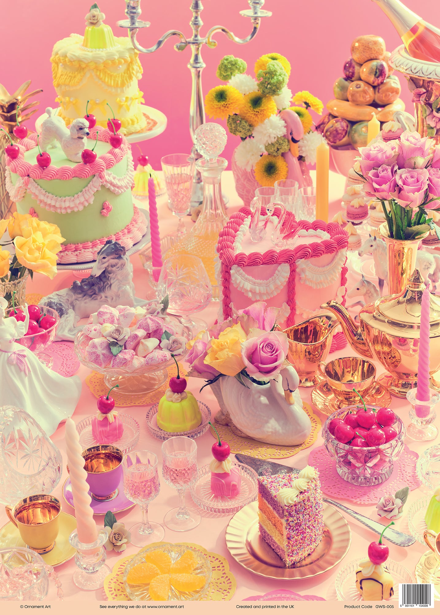 Tea Party Gift Wrap Sheet