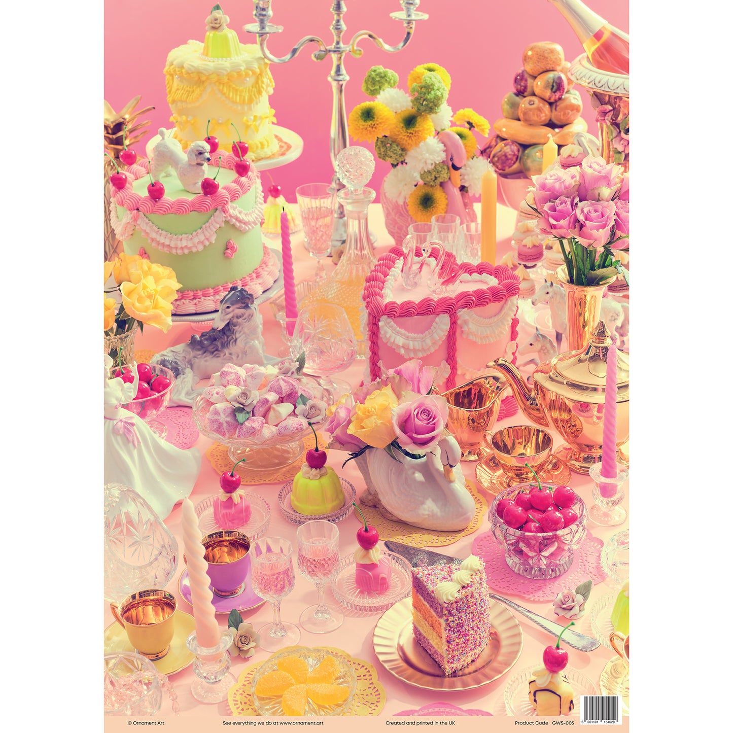 Tea Party Gift Wrap Sheet