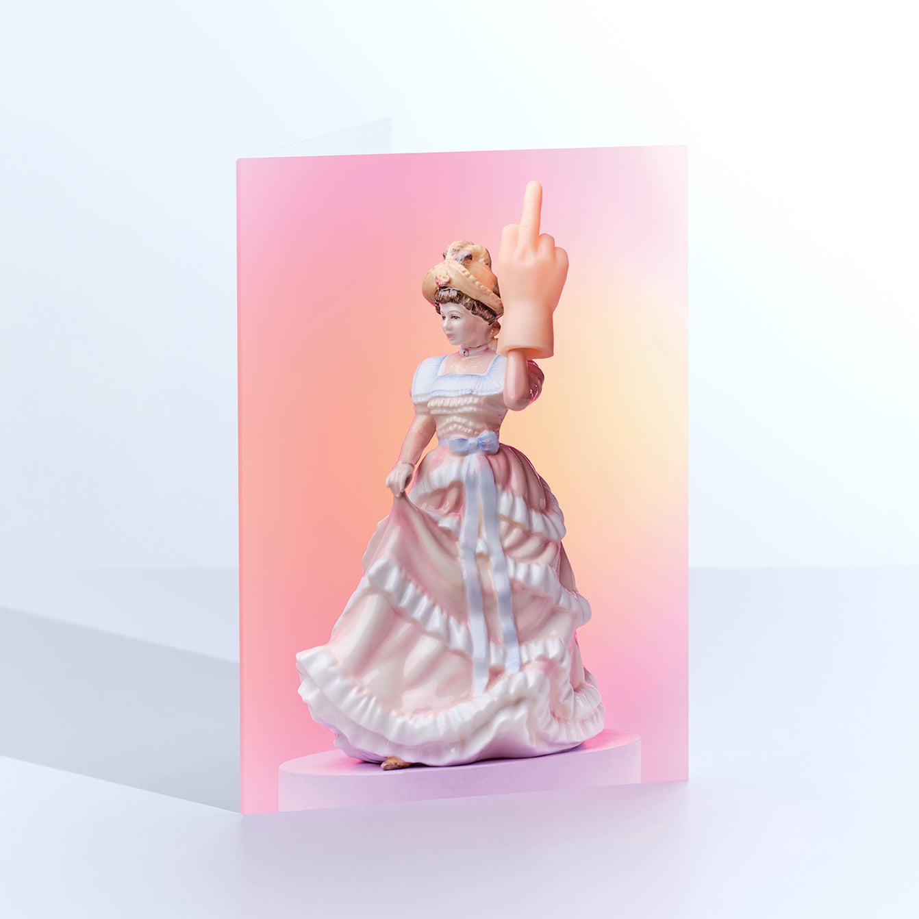 The Finger Funny Greetings Card