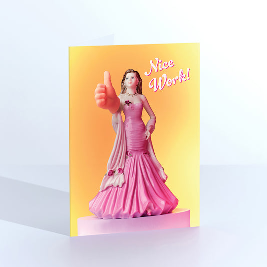Nice Work Congratulations Greetings Card