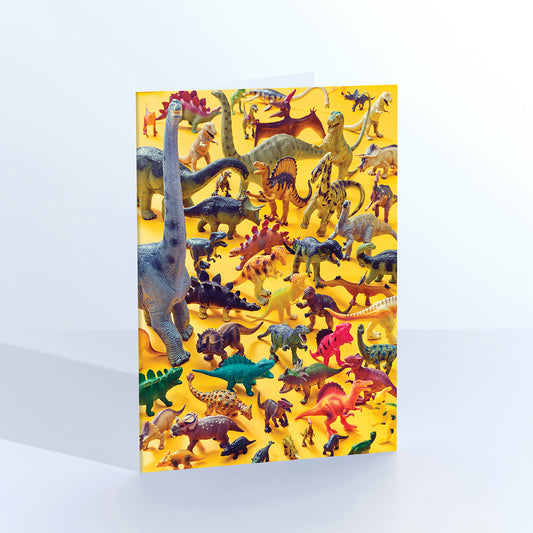 Team Dino Greetings Card