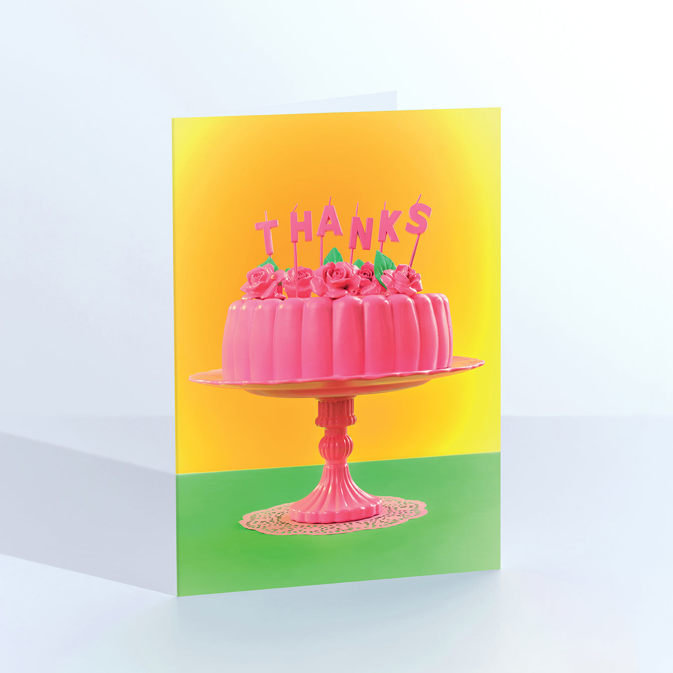 Thanks Cake Card
