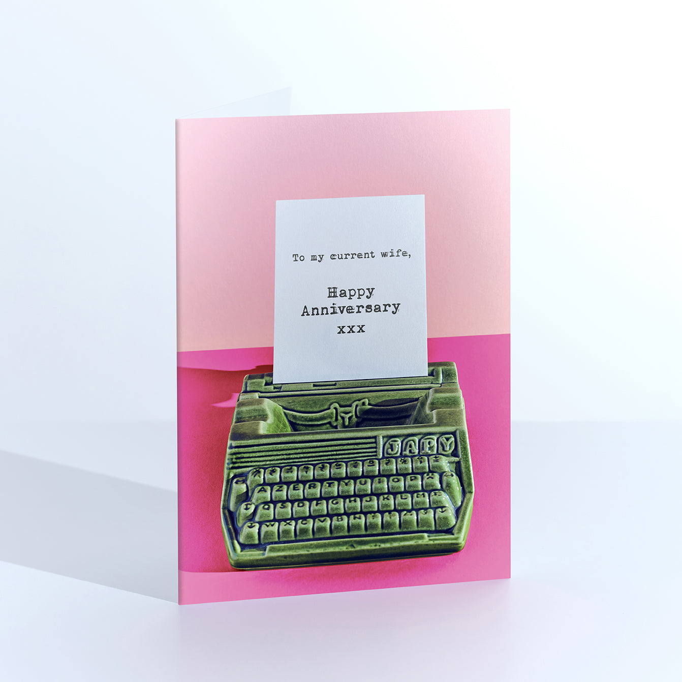 TypeHype Current Wife Anniversary Card