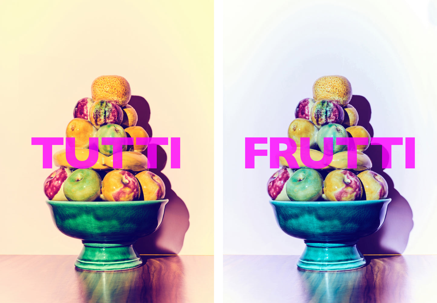 "Tutti Frutti" Fruit Bowl Pair of Photo Prints