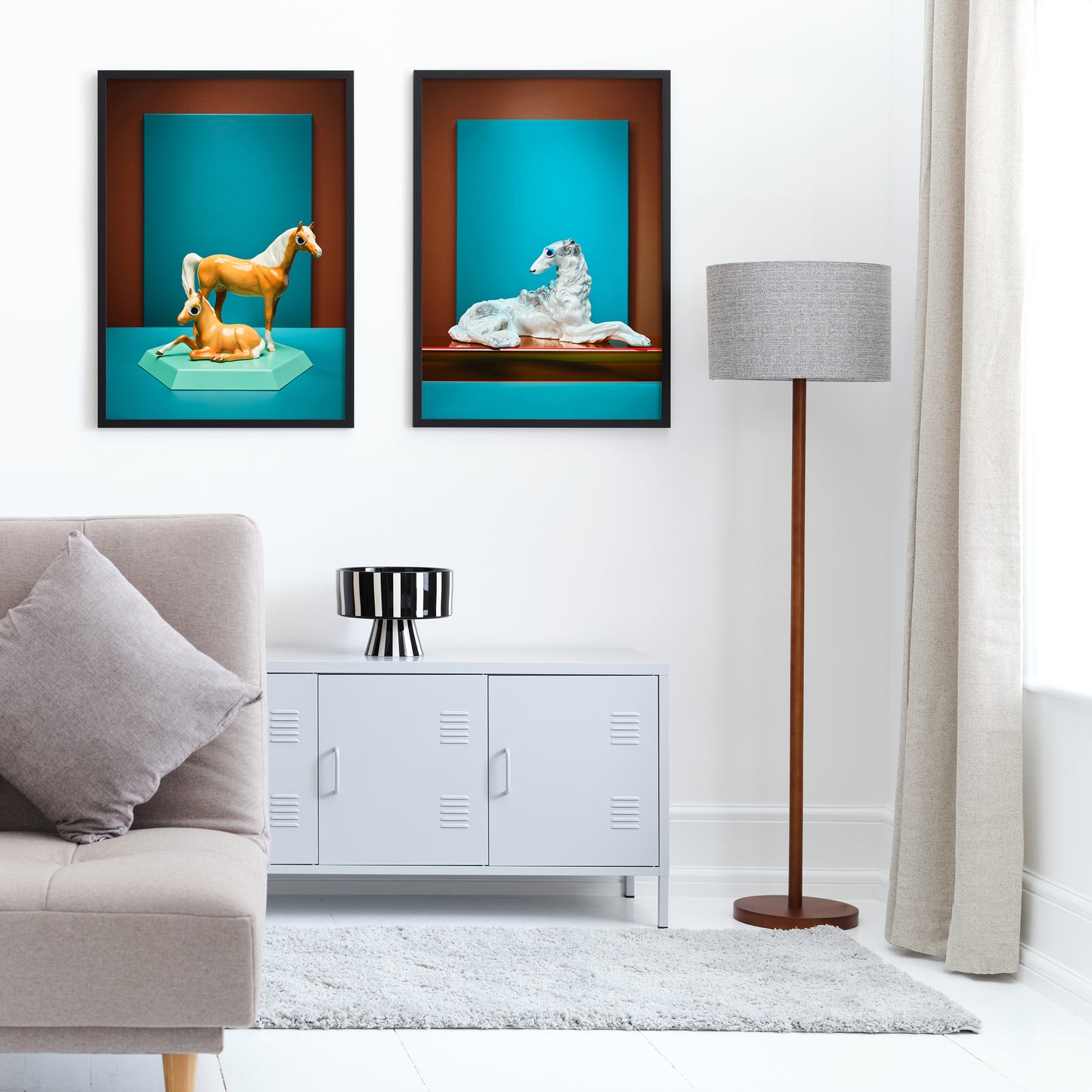 "Goggle eyed Afghan Hound" giclée photo print