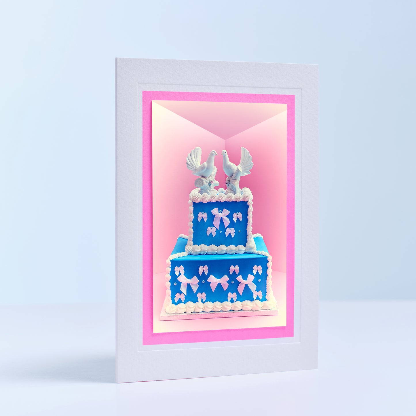 Wedding Doves Hand Finished Greetings Card