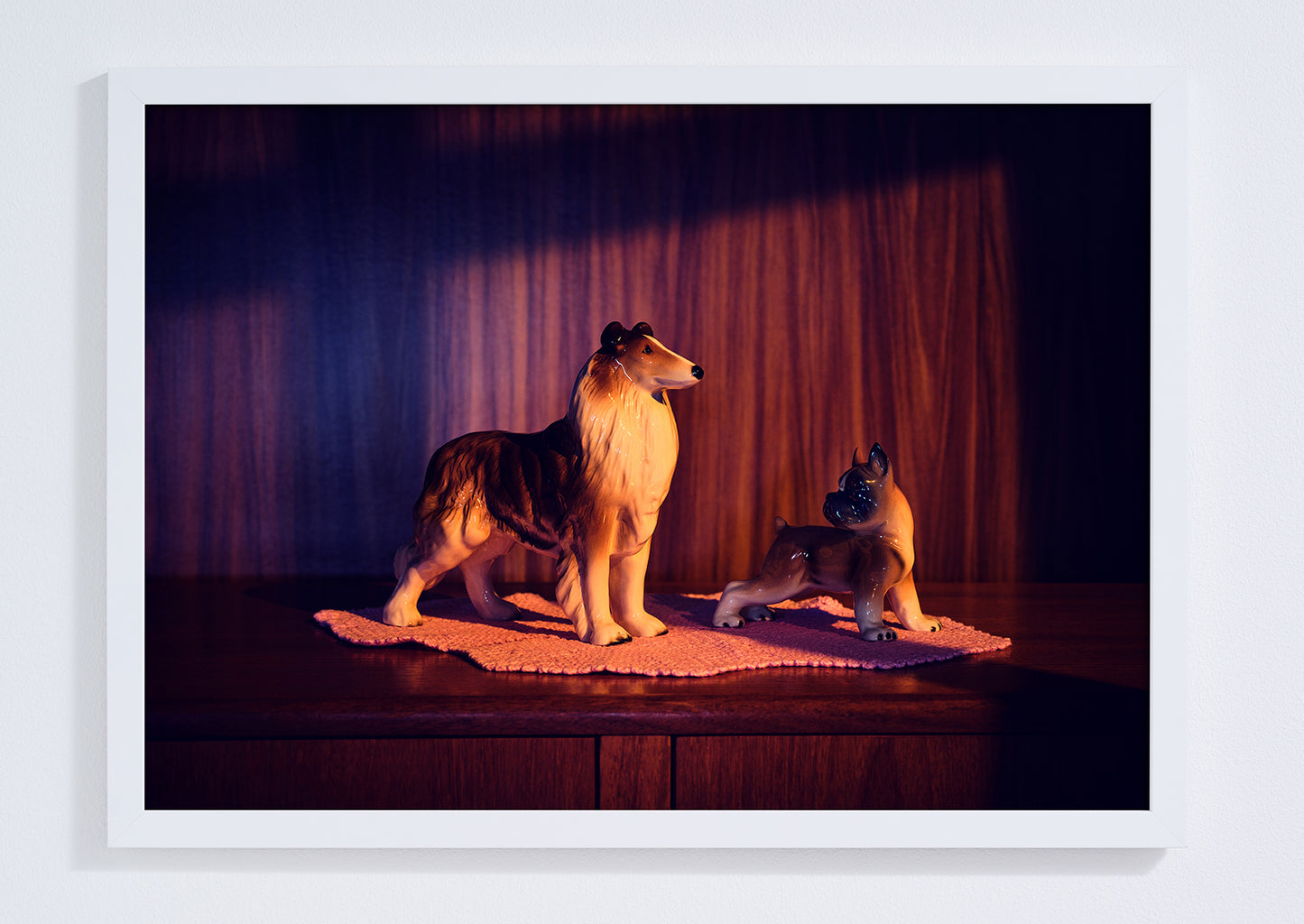 "Nana's house, dogs in the early light" giclée photo print