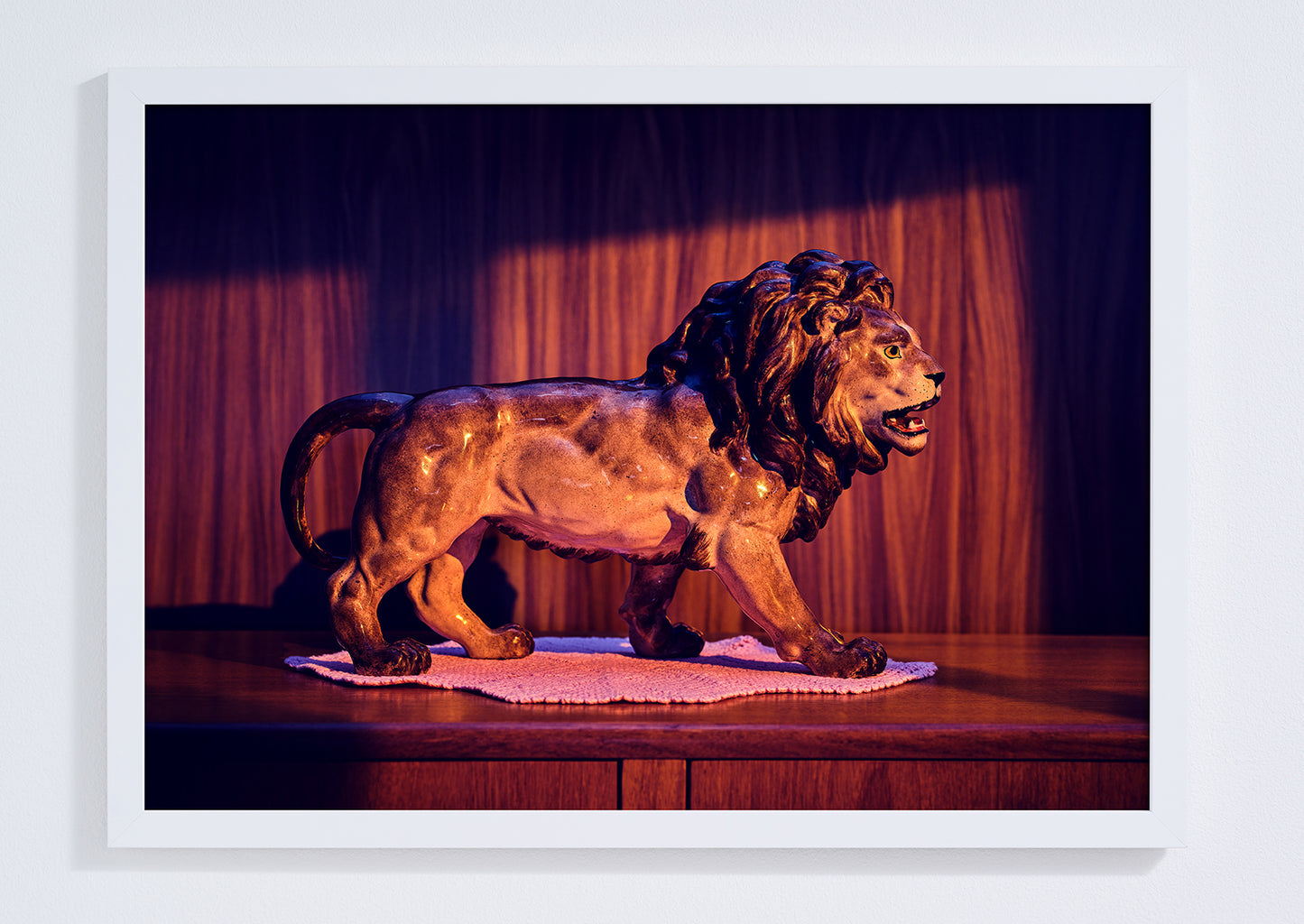 "Nana's house, lion in the early light" giclée photo print