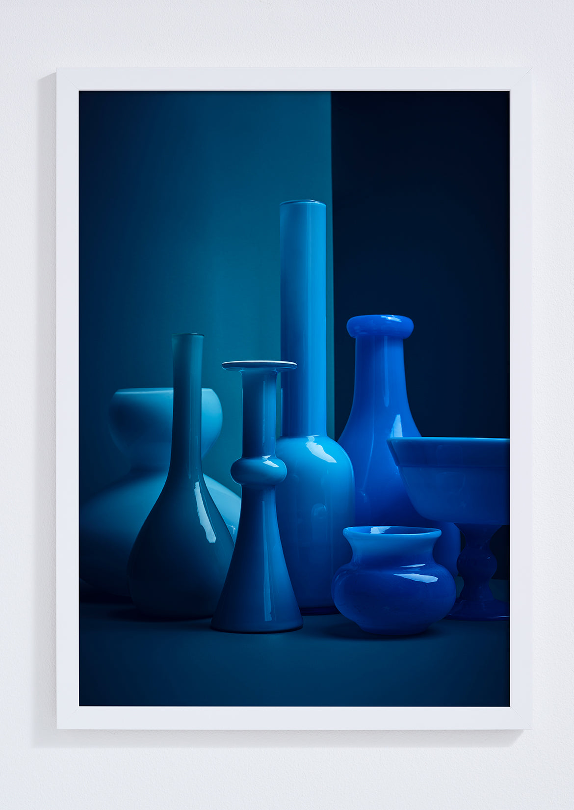 "Mid-century glass ,The Blues" giclée photo print