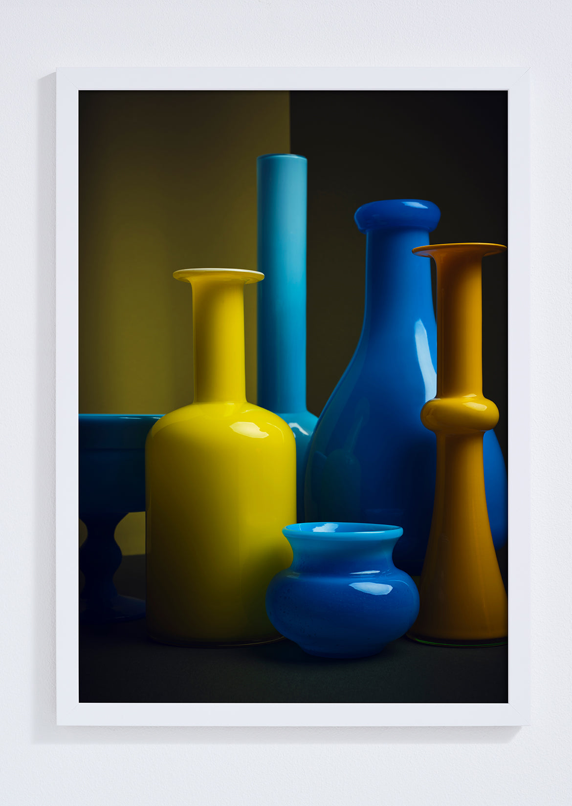 "Mid-century glass , Mediterranean days" giclée photo print