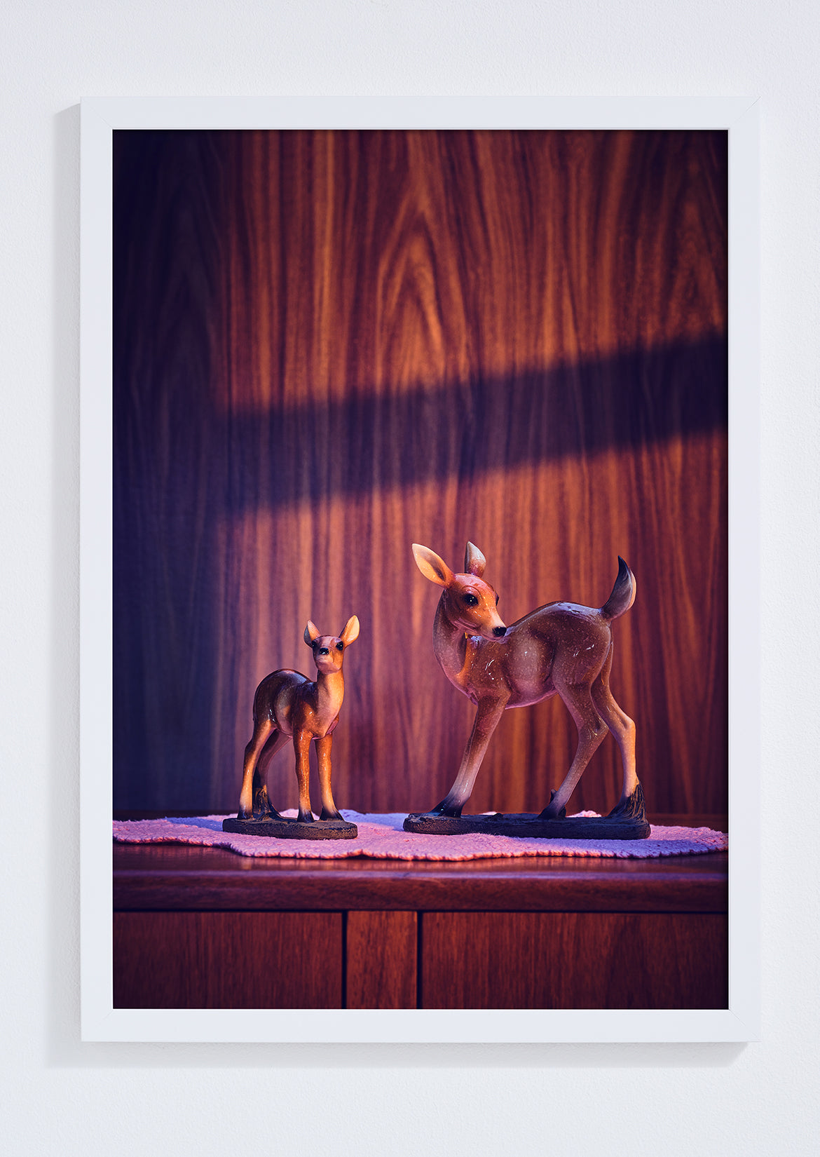 "Nana's house, deer in the early light" giclée photo print