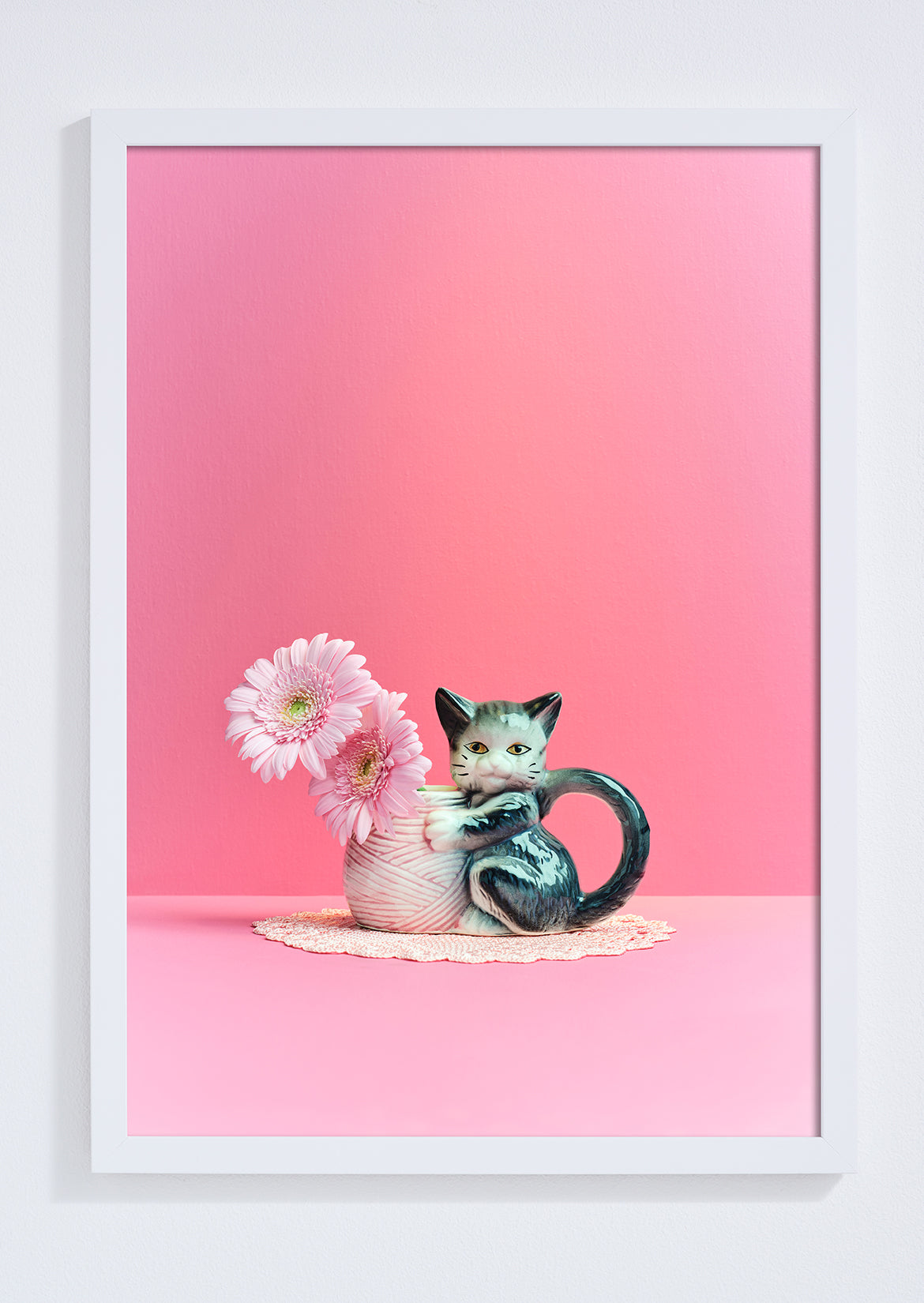 "Nana's house, kitty jug" giclée photo print