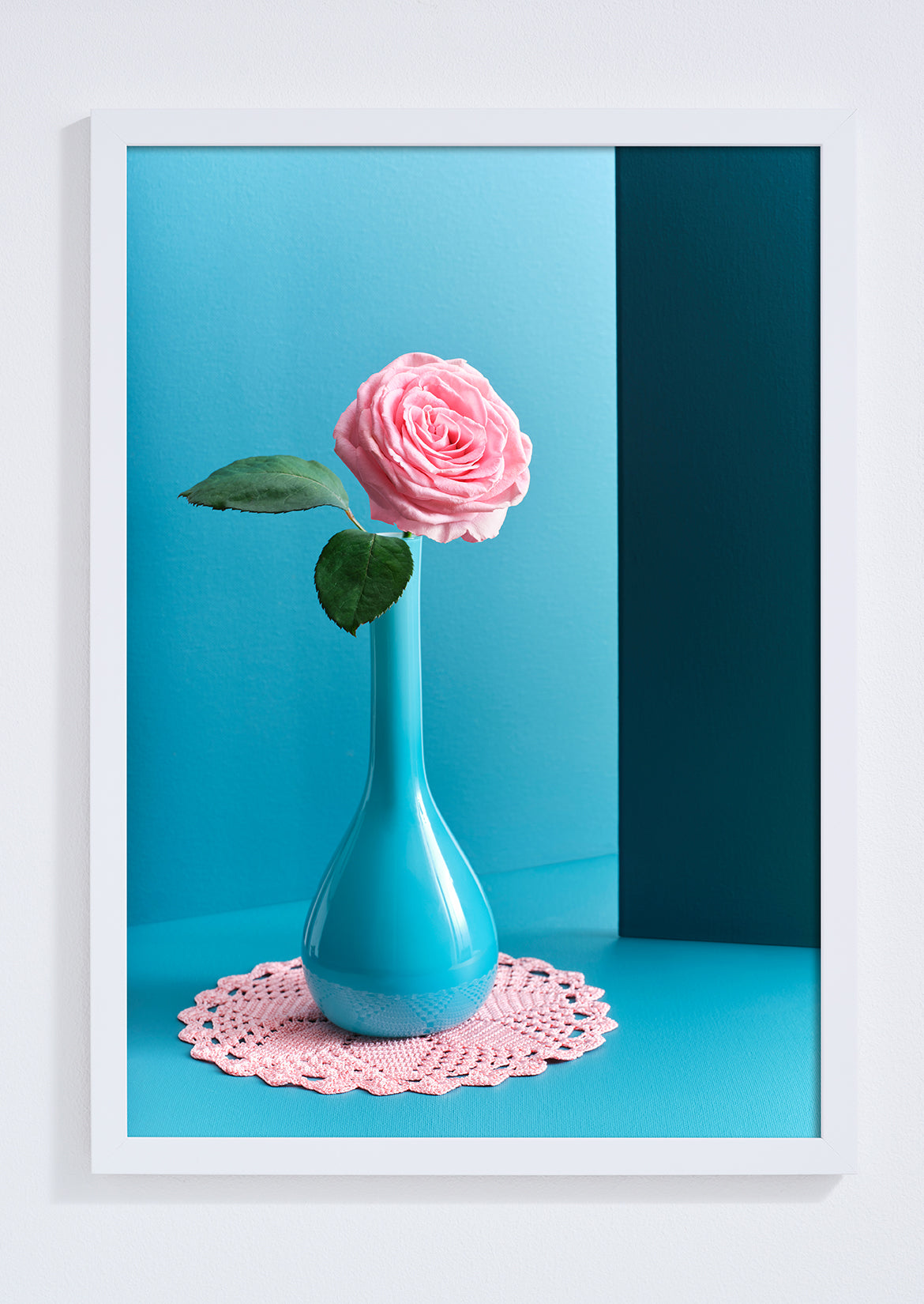 "Nana's house, rose vase" giclée photo print