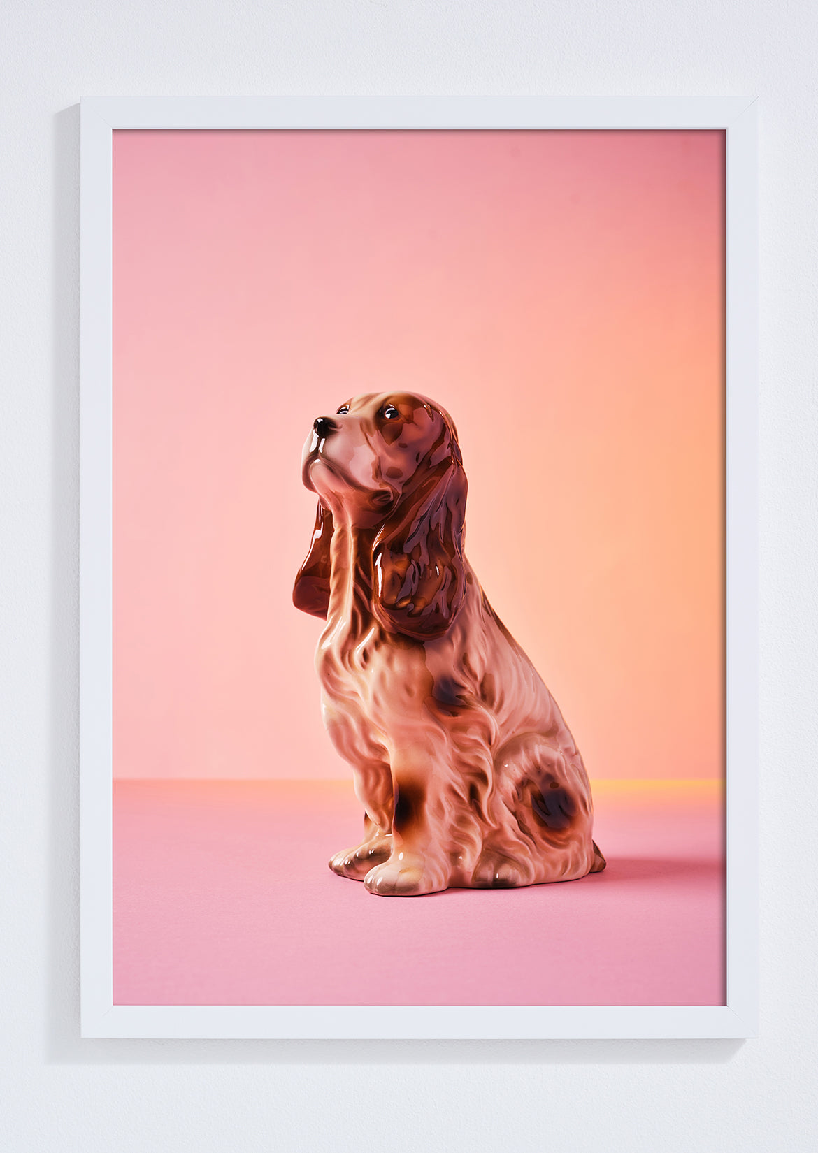 "Pink Crush Spaniel" Photo Print