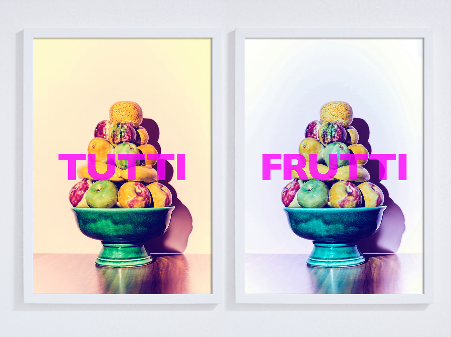 "Tutti Frutti" Fruit Bowl Pair of Photo Prints