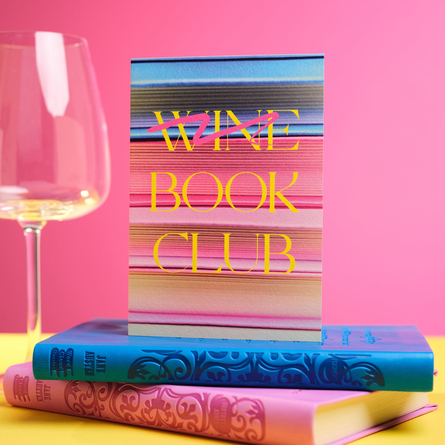 Wine/Book Club Greetings Card