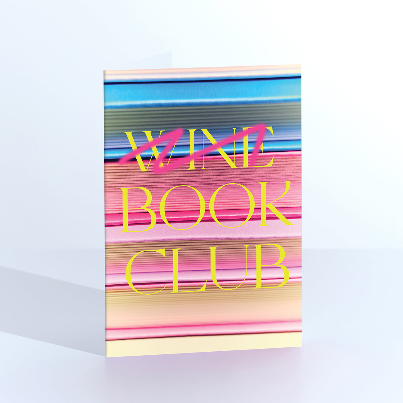 Wine/Book Club Greetings Card
