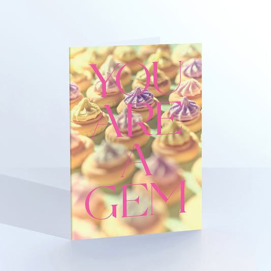 You're A Gem Biscuits Greetings Card