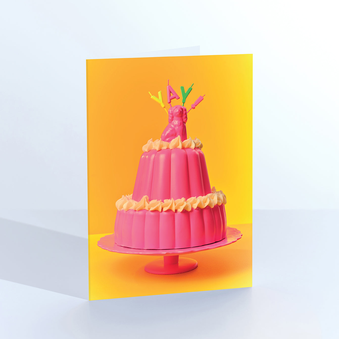 Yay! Celebration Cake Card